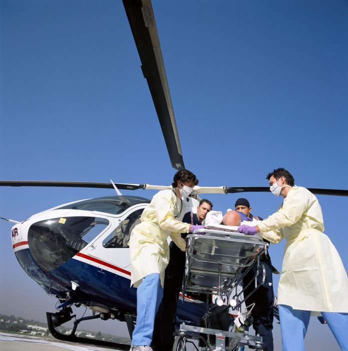 a_tilted_low_angle_view_of_a_serious_patient